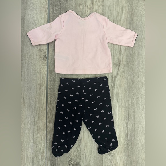 Little Me Ballet Slipper Pink and Black Kids Matching Set - Picture 6 of 6